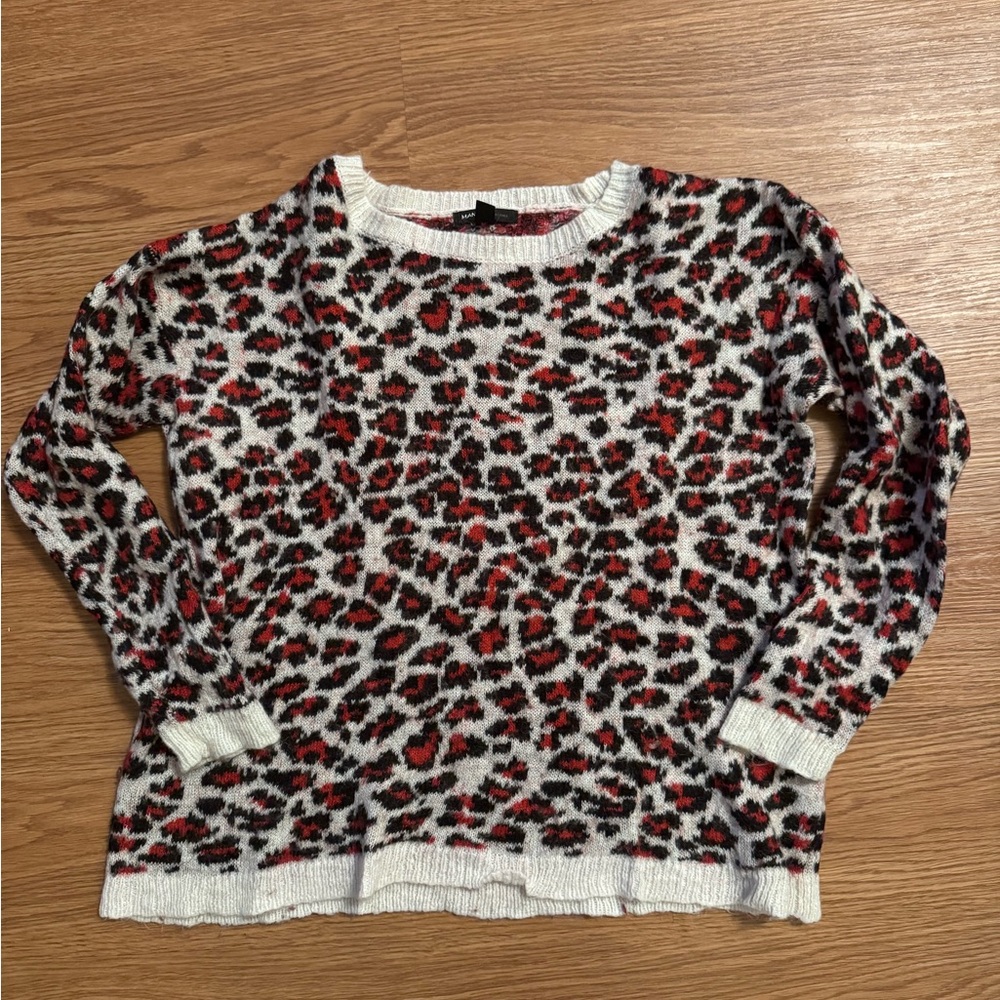 Leopard Print Women's Sweater